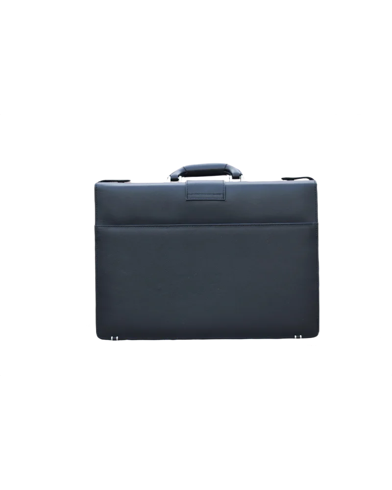 Leather Briefcase Bag for Men – Black