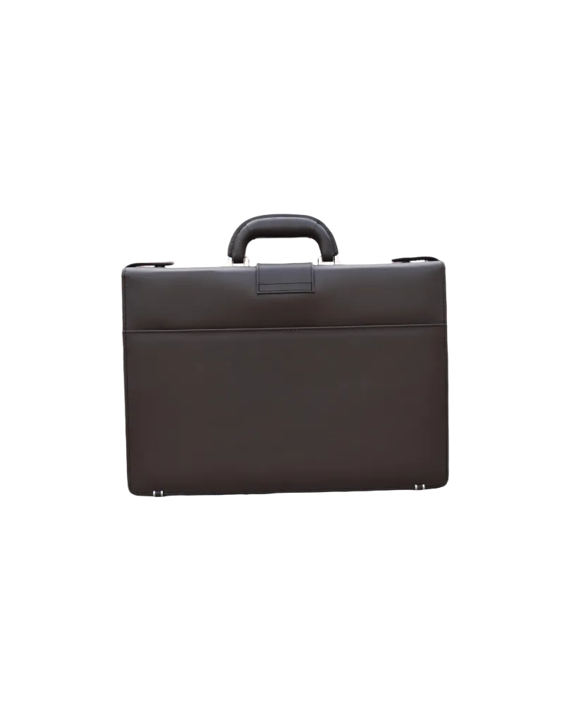 Leather Briefcase Bag for Men – Dark Brown