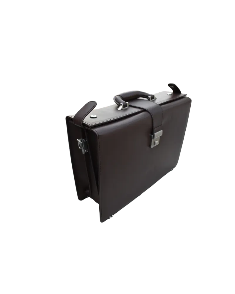 Leather Briefcase Bag for Men – Dark Brown