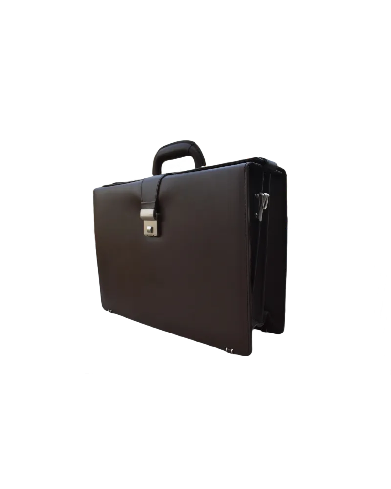 Leather Briefcase Bag for Men – Dark Brown