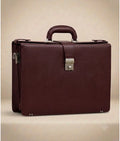 Leather Briefcase Bag for Men – Dark Burgundy Brown