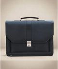 Office Leather Bag for Men - Black