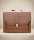 Office Leather Bag for Men - Tan