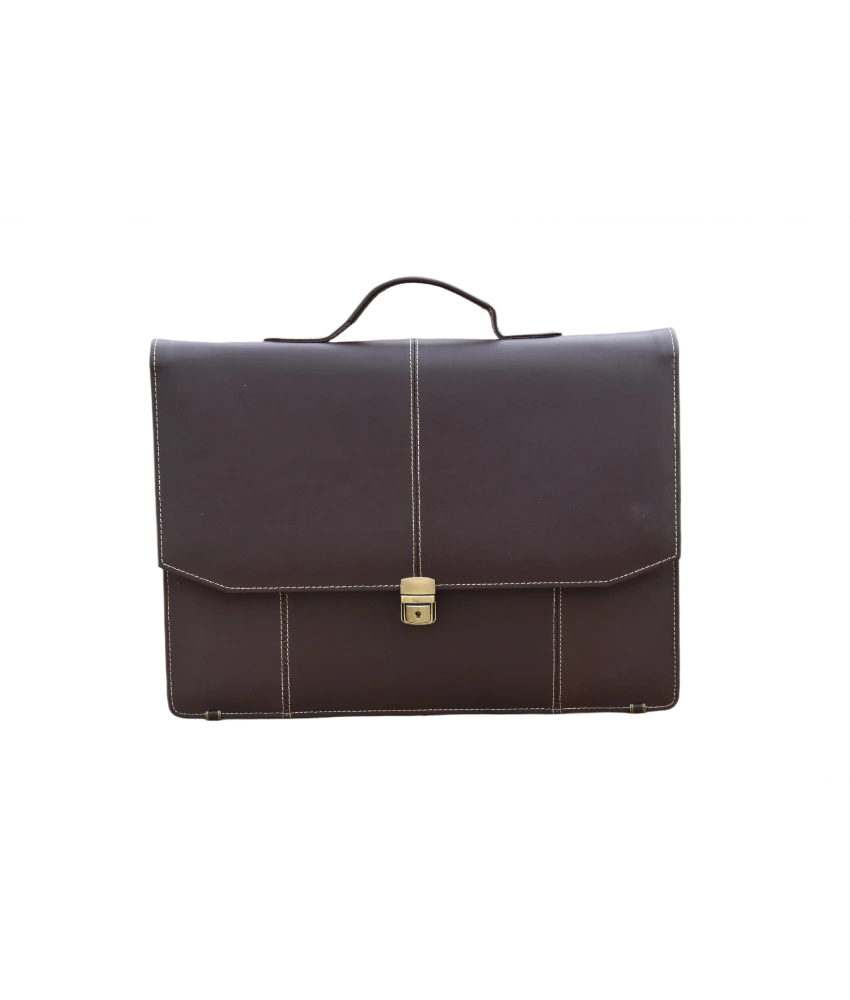 Office and Laptop Bag for Men -  Dark Brown