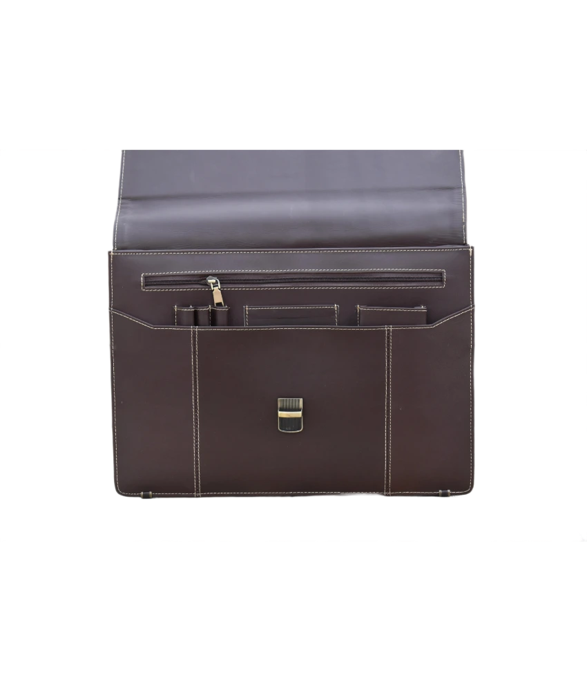 Office and Laptop Bag for Men -  Dark Brown
