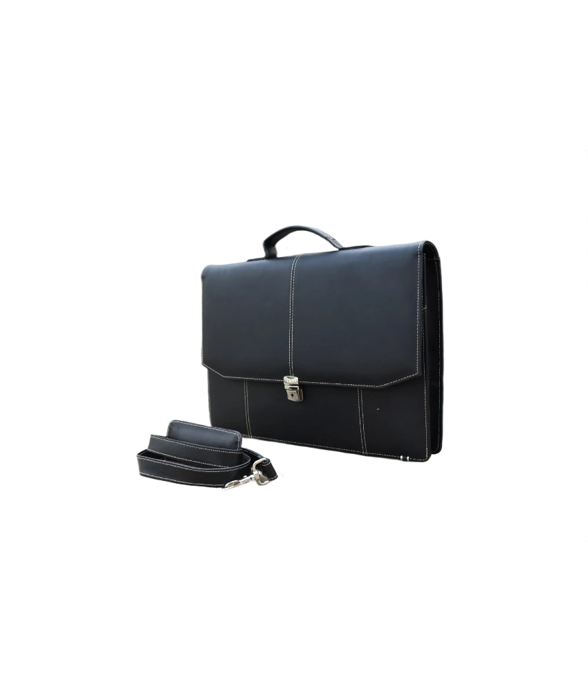 Office and Laptop bag for Men - Black