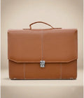 Laptop and Document Bag for Men - Tan