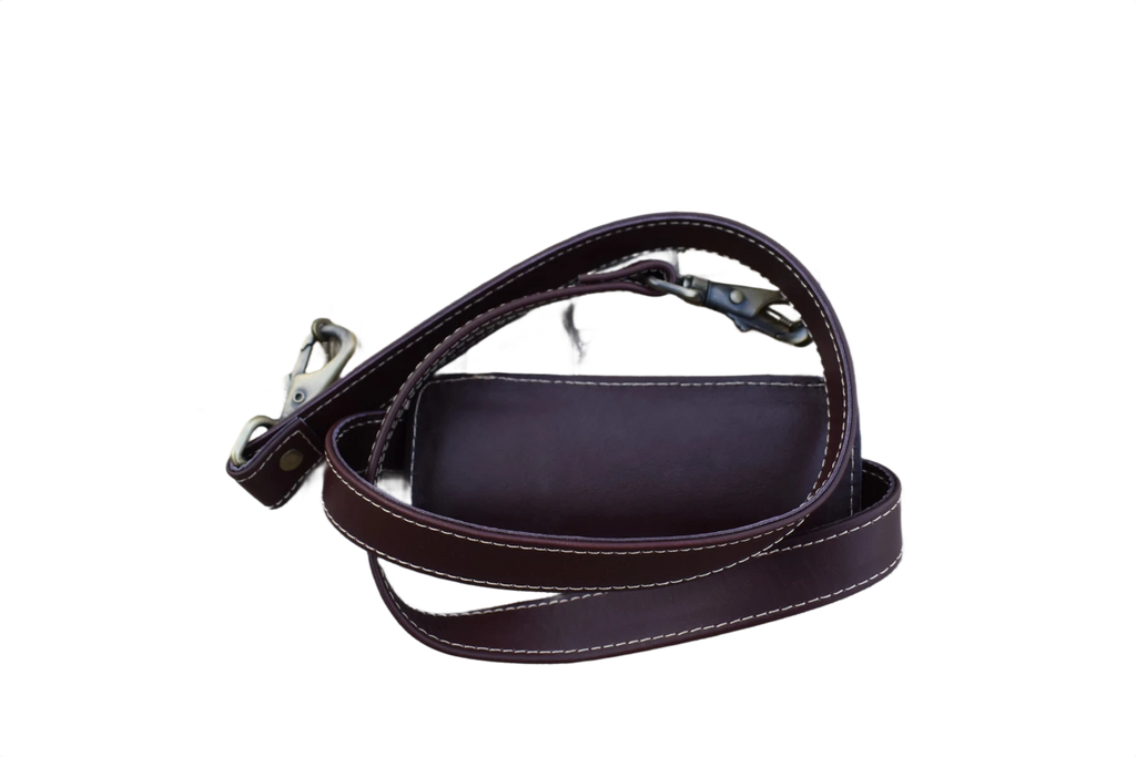 Laptop & Document Bag for Men - Dark Burgundy Brown