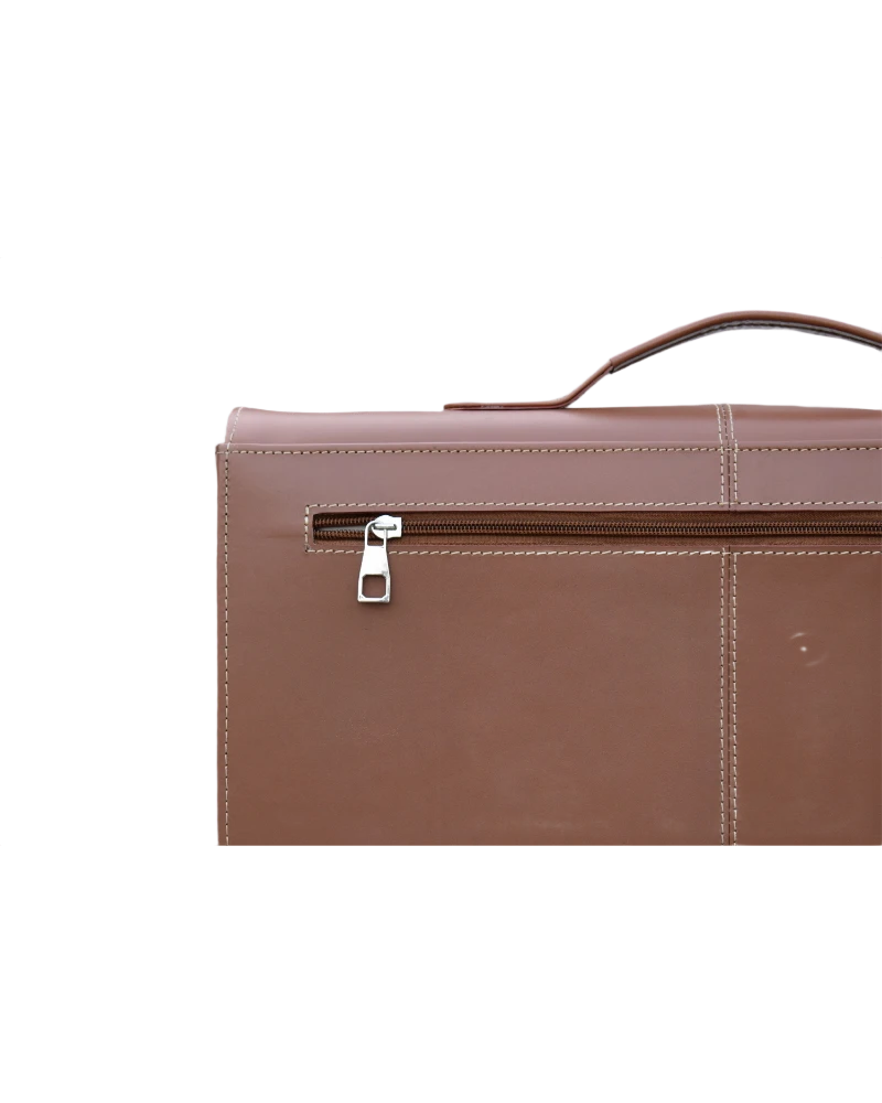 Laptop and Document Bag for Men - Tan