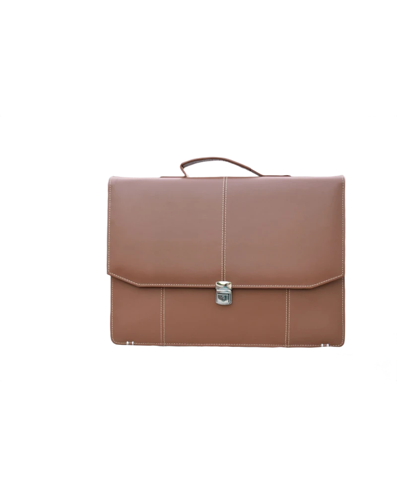 Laptop and Document Bag for Men - Tan