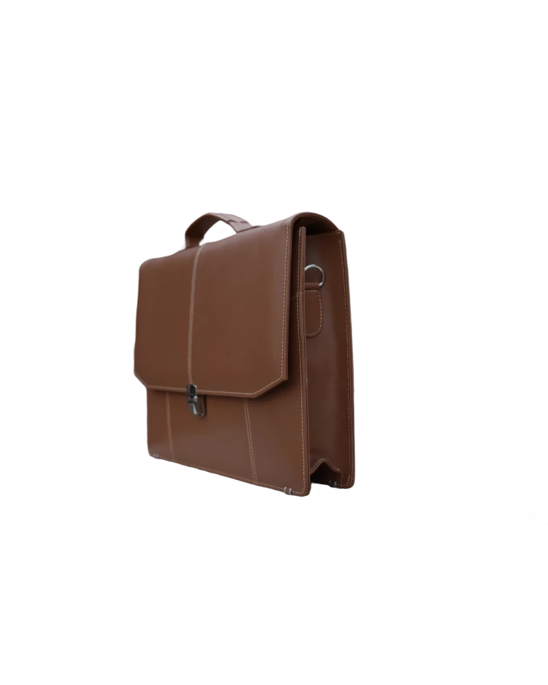 Laptop and Document Bag for Men - Tan