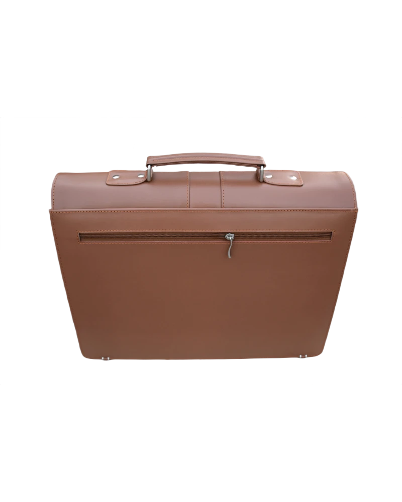 Office Leather Bag for Men - Tan